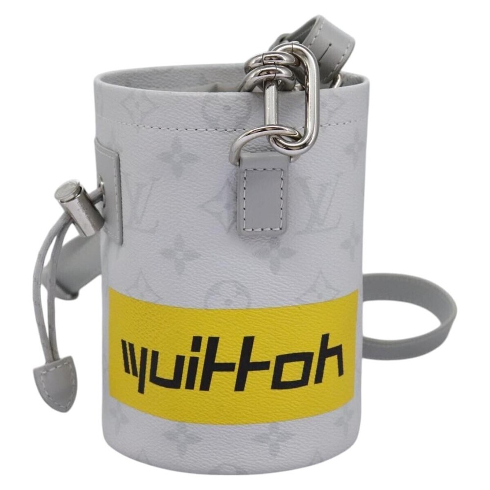 Louis Vuitton Chalk Nano Limited Edition Logo Story Monogram Canvas